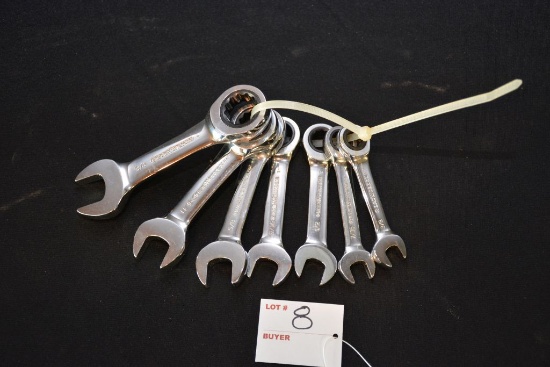 Standard Set Of Stubbies: Open End Ratchets By Gear Wrench