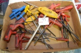 Miscellaneous Box Of Allen T-wrenches: German & Usa Made