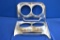 Pair 1962 Chevrolet Head Light Bezels