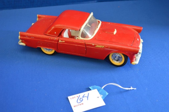 1/18 Scale - 1955 Ford Thunderbird Die Cast Car