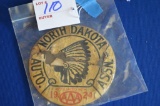 North Dakota Auto Assn, 1924 Aaa Button