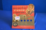 Cardboard Display For Cigarette Lighter Replacements