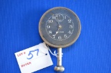 Waltham 8 Day Brass Car Clock, Missing Front Glass