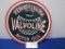 Pennsylvania Valvoline Motor Oils Round Metal Sign 24