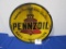 Supreme Pennsylvania Pennzoil Safe Lubrication Porcelain Sign 11.75