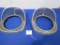 1955-56-57 Pair Tri-5 Headlight Bezels