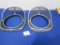 1955-56-57 Pair Tri-5 Headlight Bezels