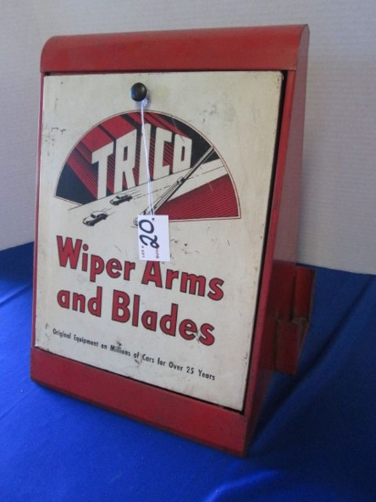 Vintage Trico Wiper Arms And Blades Metal Retail Display 16" Tall