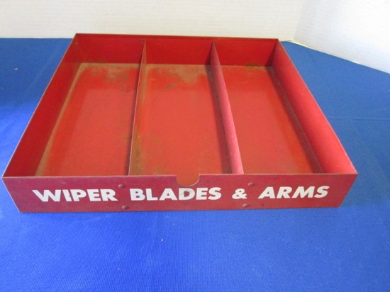 Vintage Wiper Blades & Arms Metal Retail Display 13.75" X 12.75"