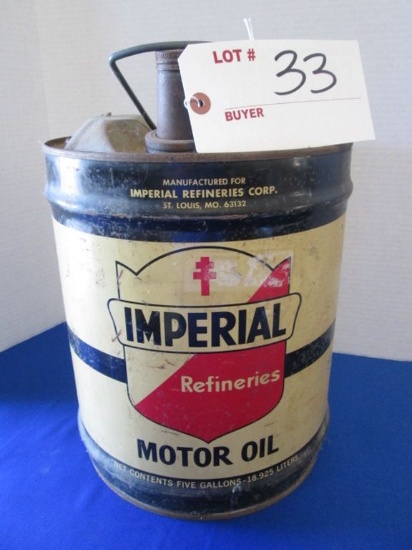 Imperial Motor Oil 5 Gallon Can