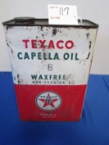 Texaco Capella Oil 1 Gallon Can