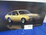 1977 Monza 2+2 Hatchback Coupe Cardboard Dealer Display Sign 32