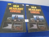 (2) Gila Headlight Covers Hlc99-c Clear Universal Kits 9