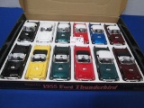 Superior 1955 Ford Thunderbird 1:34 Scale Die Cast Cars Retail Display