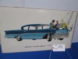 Chevrolet Delray 2-dr Sedan Cardboard Dealer Display Sign 32