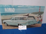 Chevrolet Nomad 4-dr Station Wagon Cardboard Dealer Display Sign 32