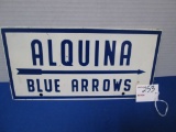 Alquina Blue Arros Porcelain Sign 12