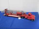 Tonka #5 Teller Fire Truck (bent Axle)