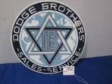 Dodge Brothers Sales-service Porcelain Sign 11.75