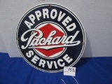 Packard Approved Service Porcelain Sign 11.75