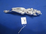 New Nude Figural Chrome Handle/décor 12