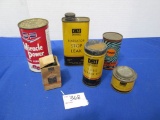 Vintage Cans & Bottles Incl Gm Accessories, S-p & Permatex