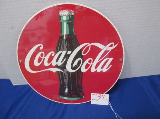 Cola-cola Porcelain Sign 11.25"