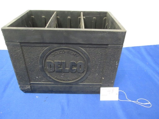 Delco-remy Battery Box 17k-3 Hard Rubber 10.5" X 7" X 8"