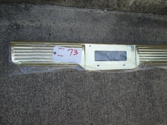 New 1963 License Panel Rear Gold Second