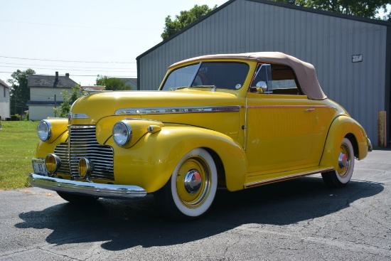 1940 Chevy Special Deluxe Convertible, Off Frame Restoration, Leather Inter