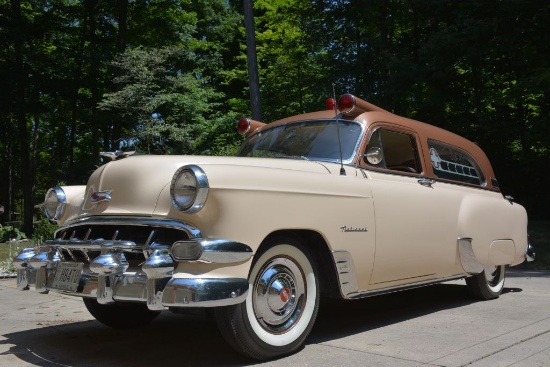 1954 Chevrolet Ambulette National, 22,892 Miles, 235 6 Cylinder Motor, Radi