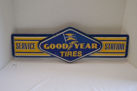 Good Year Tires Service Station Tin 2 Dimensional Sign