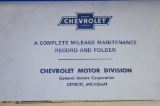 Chevy Complete Mileage & Maintenance For 1968