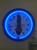 Richfield Hi-octane Neon Lighted Electric Wall Clock