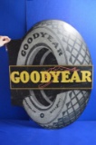 Goodyear Tire Double Sided Angle Sign: 22 1/2