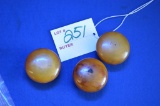 Group Of 3 Bakelite Element Lighter Knobs