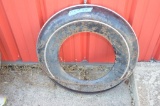 Side Mount Spare Tire Cover; Chevy/mopar(?), 1930's - Will Not Ship