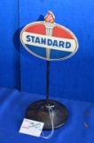 Metal Standard Oil Sign On Stand - 11