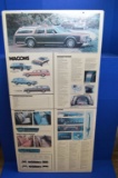 Dealer Cardboard Showroom Poster 1970's Station Wagons 23