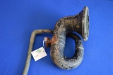 1920's Accy Horn, By Rubes - Single Turn, Needs Restored, Brass