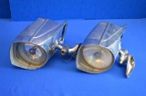 Pair For Parts Or Restore Nevue Trail Master Accy Spot Light