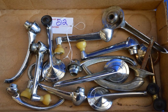 Ford Door Handles And Window Cranks 1940's & 1950's 13 Pcs