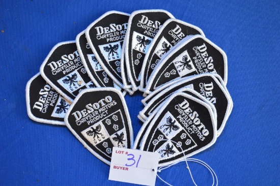 15 Desoto Chrysler Motor Products Patches