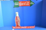 3 Metal Coca Cola Signs