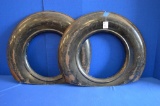 2 Spare Tire Side Mount Covers, 1930's, 27