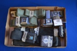 Group Of 6 Gm Seat Belt Straps, 3 Blk, 2 Grn, 1 Taupe - From The 60's