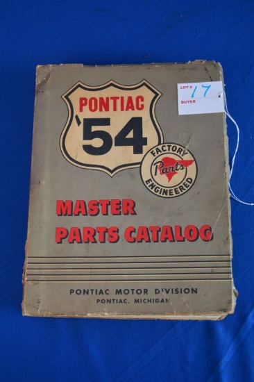 1954 Pontiac Master Parts Catalog