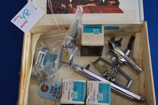 Lot Of Assorted Gm Emblems & Letters, 1960's