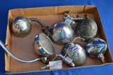 Late 1920's & 30's Cowl Lights - Apprx 6, Chevy, Mopar, Ford, Etc