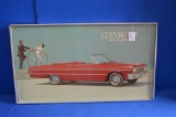 Chevrolet Dealer Showroom Cardboard Sign 1964 Chevrolet Impala 18